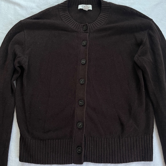 Deep Chocolate Brown Cardigan – S – Excellent Condition - Picture 3 of 6